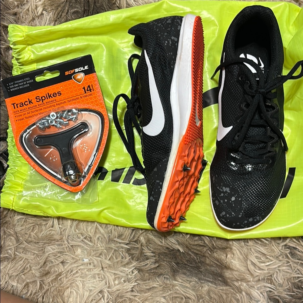 Nike racing track shoes